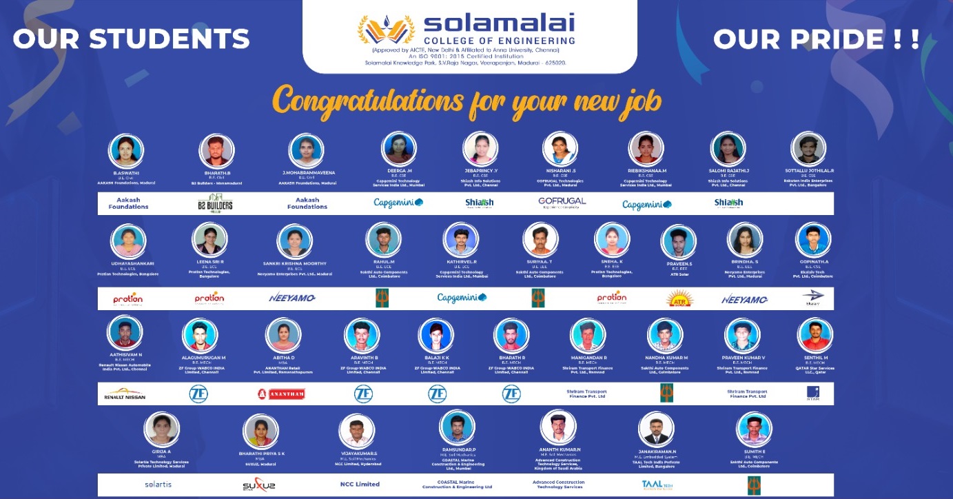 placement-team-solamalai-college-madurai